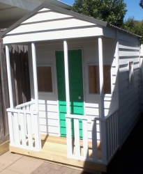Cubby House Colours -  Woodland Grey Roof with Weatherboards