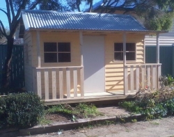 Cubby House Colours -  Extra Large Cubby House/Retreat - with weatherboards