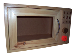 Cubby/Home Corner -  Wooden Microwave