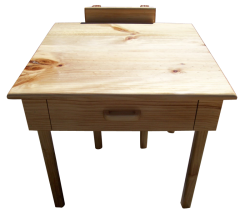 Custom Designs/Extras -  Table with 2 Chairs & Drawer