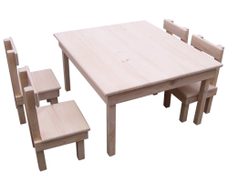 Train Tables -  Train Table & 4 Chairs