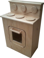 Cubby/Home Corner -  Wooden Stove